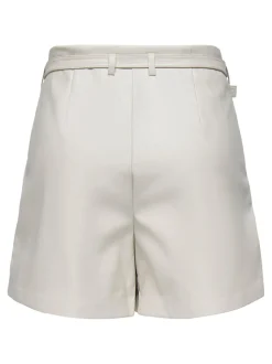ONLHEIDI Mid waist Regular fit Short van synthetisch leer