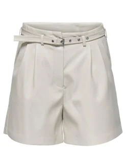 ONLHEIDI Mid waist Regular fit Short van synthetisch leer