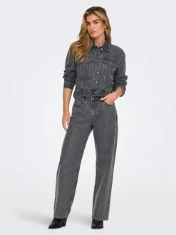ONLHUDSON Mid waist Wide leg fit Jeans