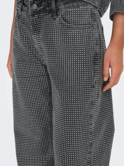 ONLHUDSON Mid waist Wide leg fit Jeans