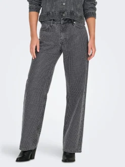 ONLHUDSON Mid waist Wide leg fit Jeans