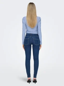 ONLHUSH Mid waist Skinny fit Enkel lengte Jeans