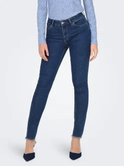 ONLHUSH Mid waist Skinny fit Enkel lengte Jeans