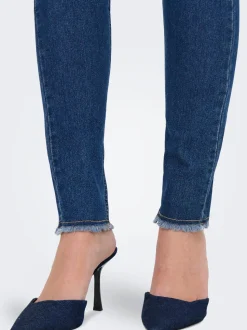 ONLHUSH Mid waist Skinny fit Enkel lengte Jeans