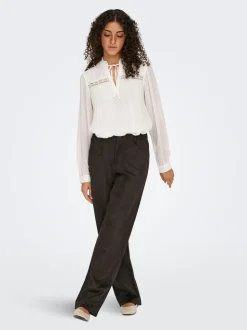 ONLINA Straight fit Broek met wijde pijpen