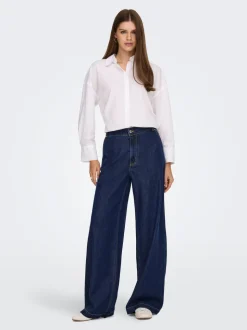 ONLINGRID Mid waist Wide leg fit Jeans