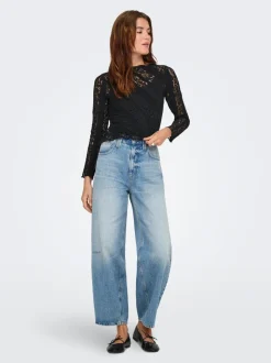 ONLIRENE Gesmokte top