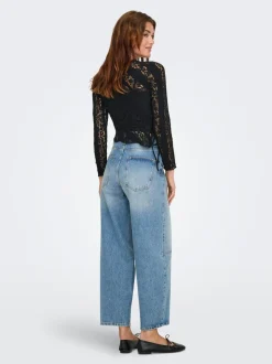 ONLIRENE Gesmokte top