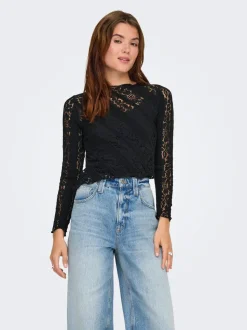 ONLIRENE Gesmokte top