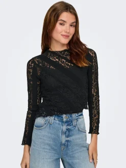 ONLIRENE Gesmokte top