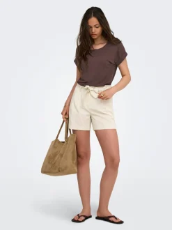 ONLISOLA High waist Loose fit Stad shorts