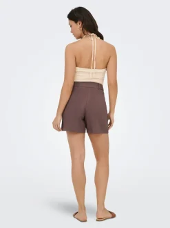 ONLITA High waist Regular fit Linnen Bermuda shorts
