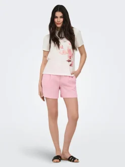 ONLITA High waist Regular fit Linnen Bermuda shorts