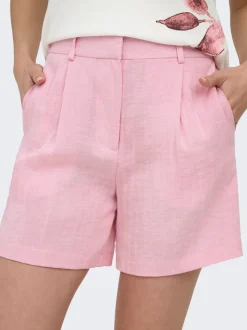 ONLITA High waist Regular fit Linnen Bermuda shorts