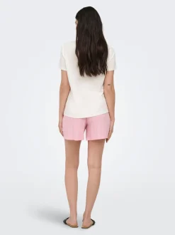 ONLITA High waist Regular fit Linnen Bermuda shorts