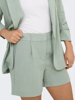 ONLITA High waist Regular fit Linnen Bermuda shorts