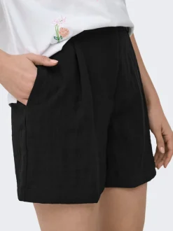 ONLITA High waist Regular fit Linnen Bermuda shorts