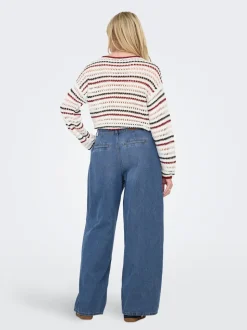 ONLIVY Mid waist Wide leg fit Jeans