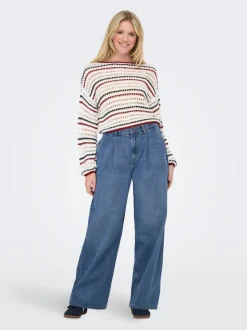 ONLIVY Mid waist Wide leg fit Jeans