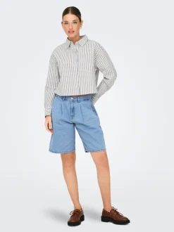 ONLIVY Wide leg fit Denim shorts