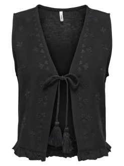 ONLJAKIRI Linnen Gilet