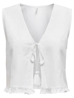 ONLJAKIRI Linnen Gilet