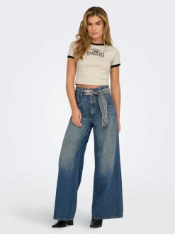 ONLJOELLE High waist Wide leg fit Jeans