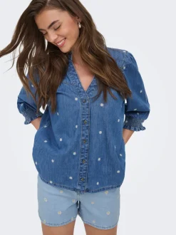 ONLJOSEPHINE High waist Loose fit Denim shorts