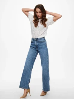 ONLJUICY High waist Wide leg fit Jeans