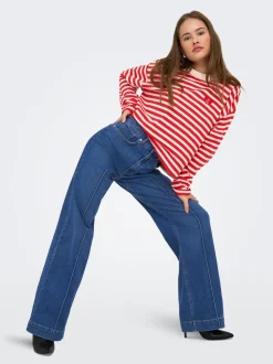 ONLJUICY High waist Wide leg fit Jeans