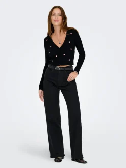 ONLJUICY High waist Wide leg fit Jeans