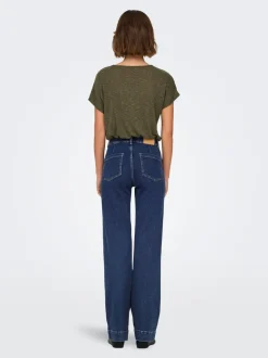 ONLJUICY High waist Wide leg fit Jeans