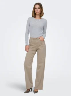 ONLJUICY-MISSOURI Wide leg fit Broek met wijde pijpen