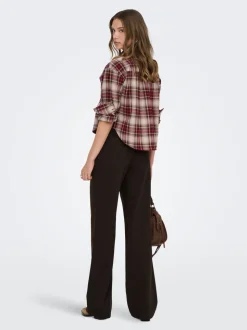 ONLJUICY-SOFT Wide leg fit Broek met wijde pijpen