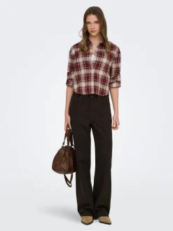 ONLJUICY-SOFT Wide leg fit Broek met wijde pijpen