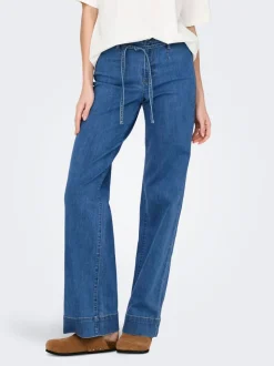 ONLJUICY-WAUW High waist Wide leg fit Jeans
