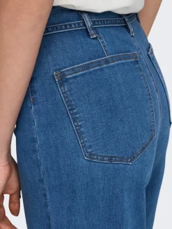 ONLJUICY-WAUW High waist Wide leg fit Jeans