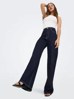 ONLJUICY-WAUW High waist Wide leg fit Jeans