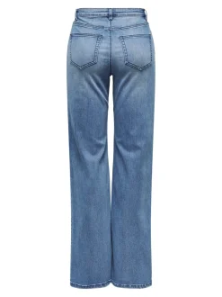 ONLJUICY-WAUW High waist Wide leg fit Jeans