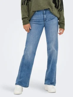 ONLJUICY-WAUW High waist Wide leg fit Jeans