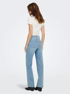 ONLJUICY-WAUW High waist Wide leg fit Jeans