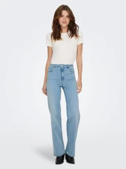 ONLJUICY-WAUW High waist Wide leg fit Jeans