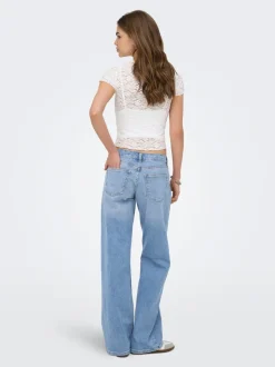 ONLJULLES Low waist Wide leg fit Jeans