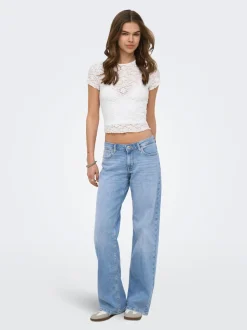 ONLJULLES Low waist Wide leg fit Jeans