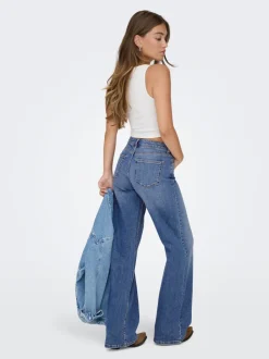 ONLJULLES Low waist Wide leg fit Jeans