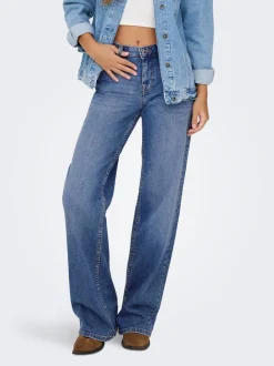ONLJULLES Low waist Wide leg fit Jeans