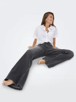 ONLJULLES Low waist Wide leg fit Jeans