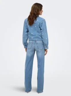 ONLJULLES Low waist Wide leg fit Jeans