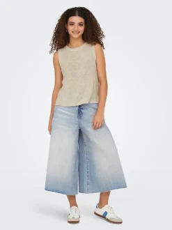 ONLLA High waist Wide leg fit Lang Jeans