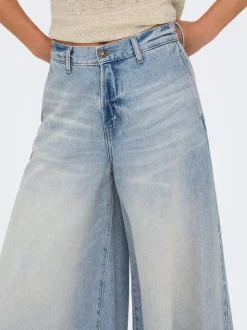 ONLLA High waist Wide leg fit Lang Jeans